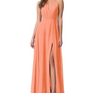 Azazie Evaleen dress in sunset